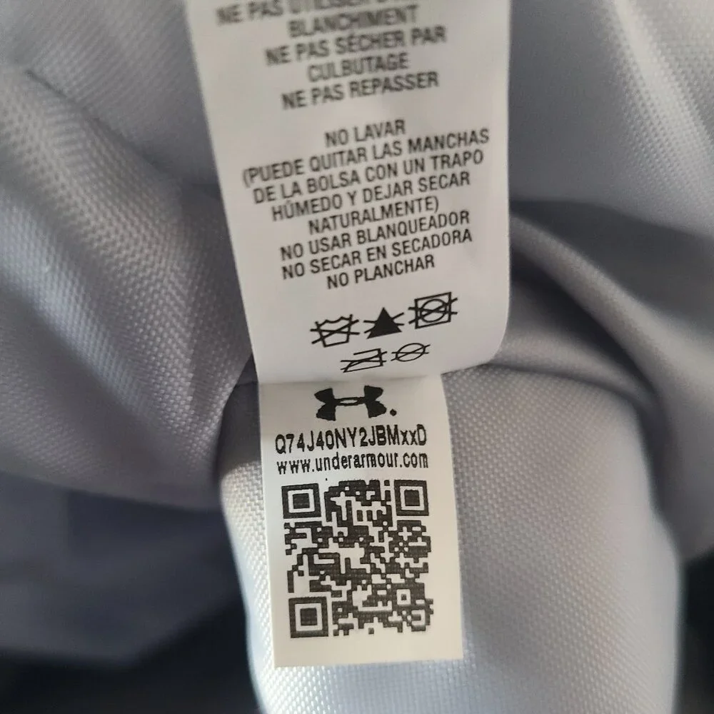 UNDER ARMOUR UNDENIABLE 5.0 GRAY/BLACK LIGHTWEIGHT WATER RESISTANCE EXTRA SMALL